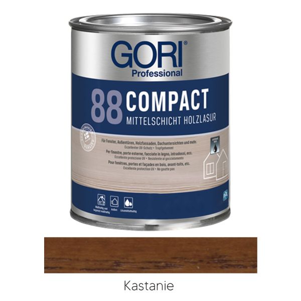 GORI 88 Compact Mittelschicht Holzlasur Kastanie 5l