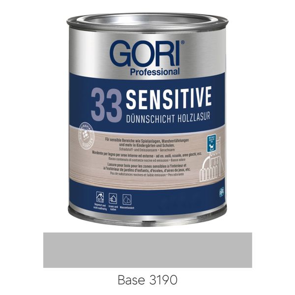 GORI 33 Sensitiv Dünnschicht-Holzlasur Base 3190 5l