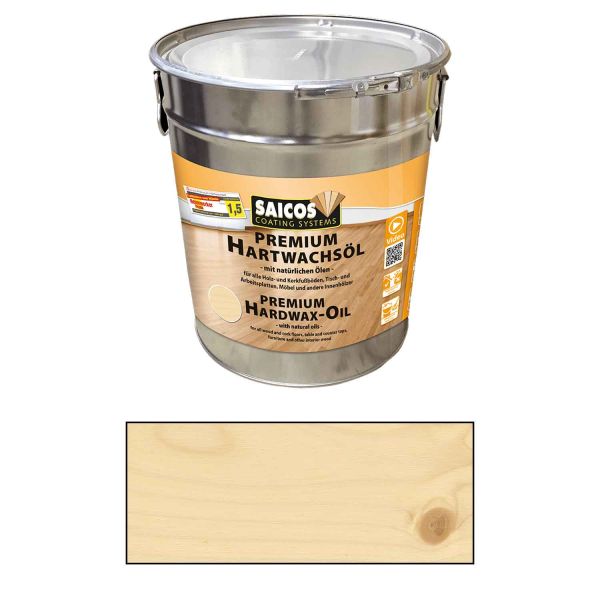 Saicos Premium Hartwachsöl Matt farblos 10l